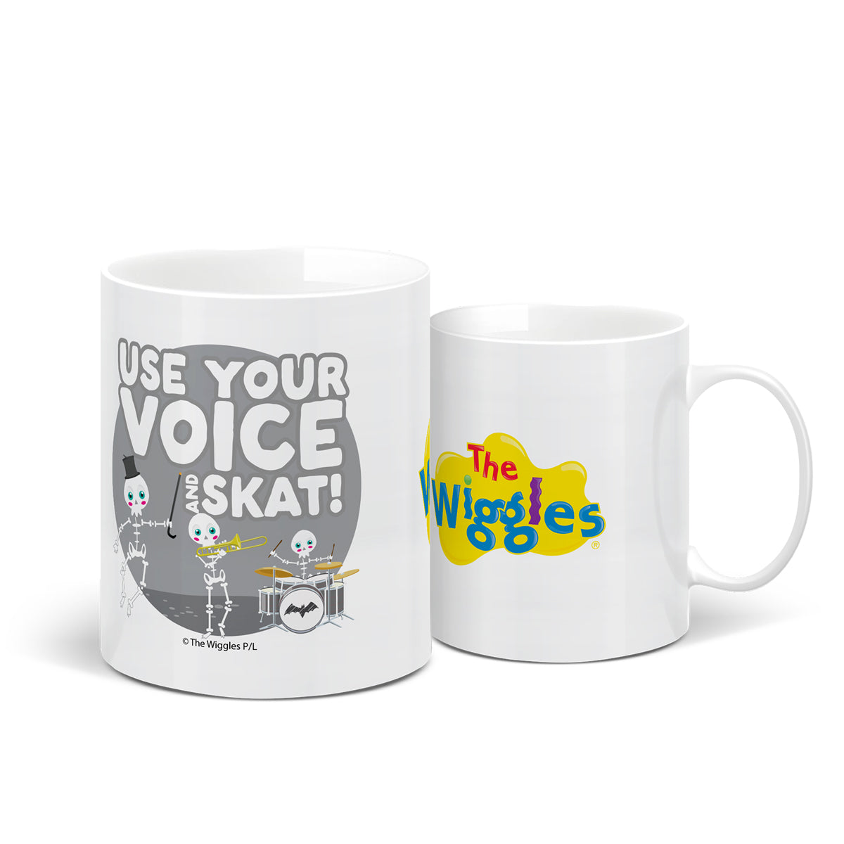 The Wiggles Use Your Voice and Sknat Ceramic Mug